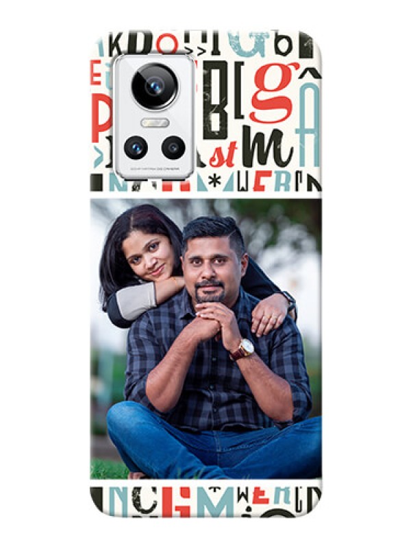 Custom Realme GT Neo 3 5G custom mobile phone covers: Alphabet Design
