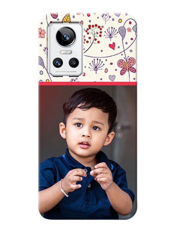 Custom Realme GT Neo 3 5G phone back covers: Premium Floral Design