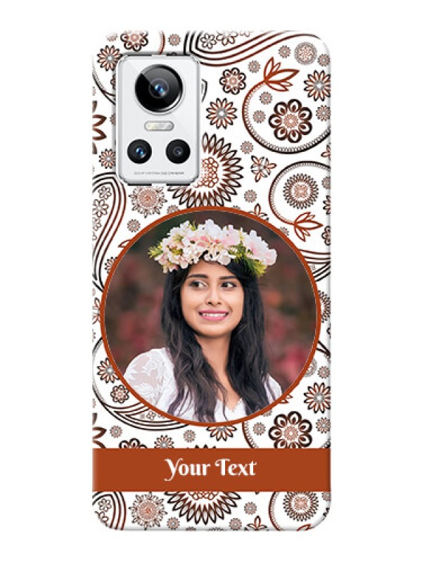 Custom Realme GT Neo 3 5G phone cases online: Abstract Floral Design 