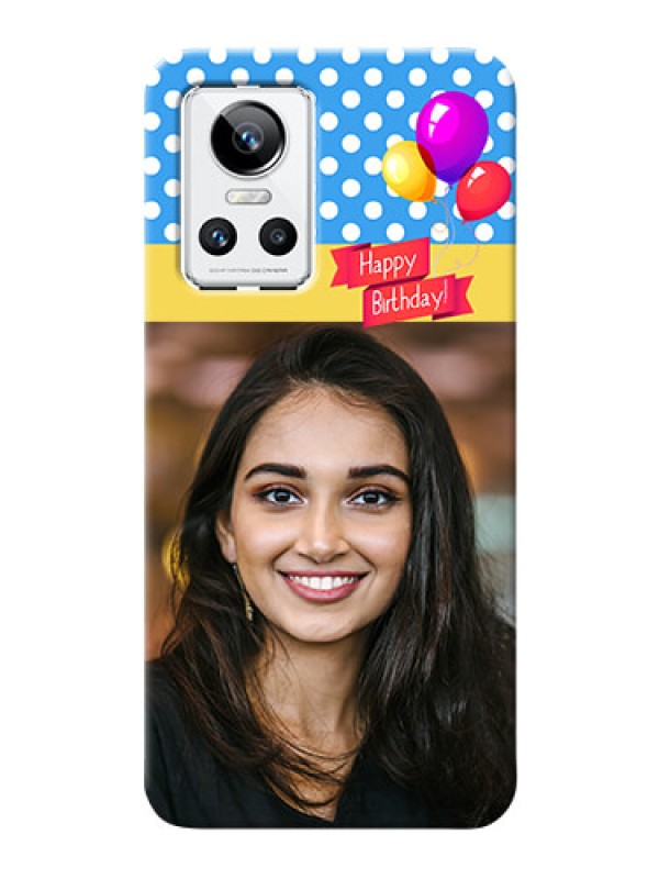 Custom Realme GT Neo 3 5G custom mobile back covers: Happy Birthday Design