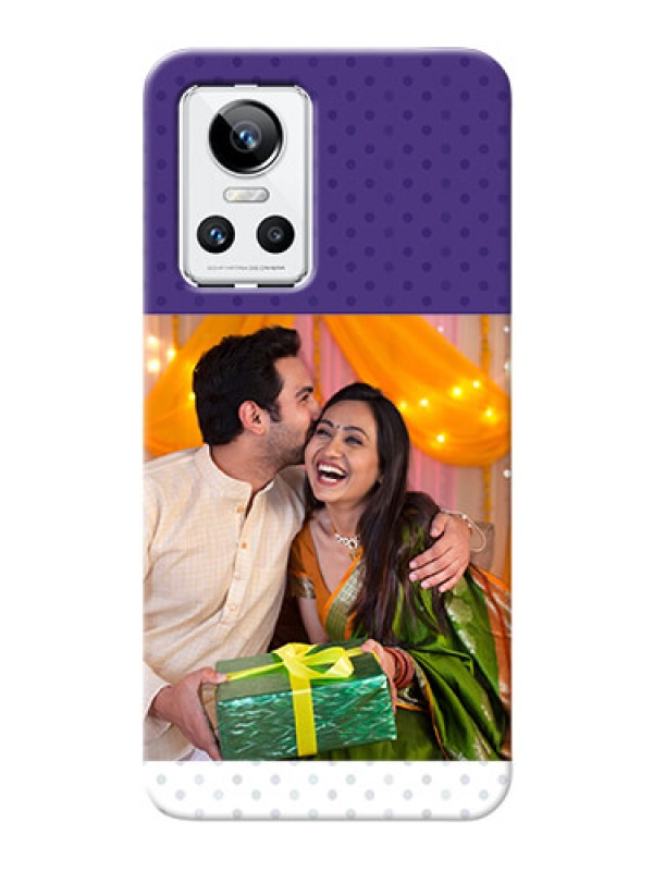 Custom Realme GT Neo 3 5G mobile phone cases: Violet Pattern Design