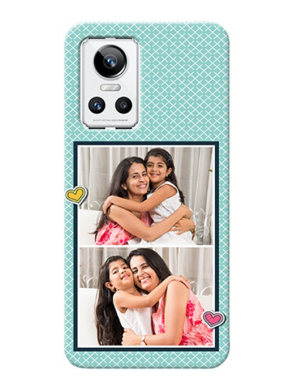 Custom Realme GT Neo 3 5G Custom Phone Cases: 2 Image Holder with Pattern Design