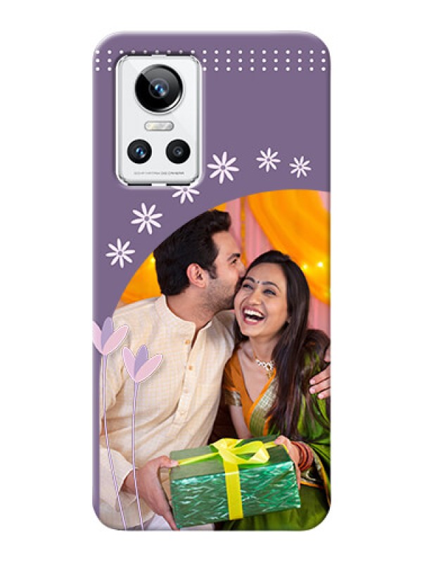 Custom Realme GT Neo 3 5G Phone covers for girls: lavender flowers design 