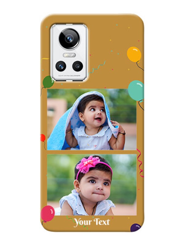 Custom Realme GT Neo 3 5G Phone Covers: Image Holder with Birthday Celebrations Design