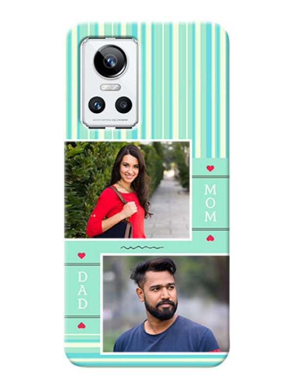 Custom Realme GT Neo 3 5G custom mobile phone covers: Mom & Dad Pic Design