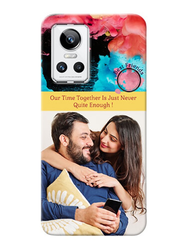 Custom Realme GT Neo 3 5G Mobile Cases: Quote with Acrylic Painting Design