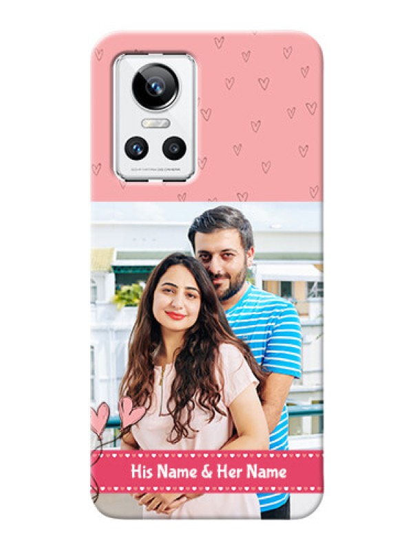 Custom Realme GT Neo 3 5G phone back covers: Love Design Peach Color