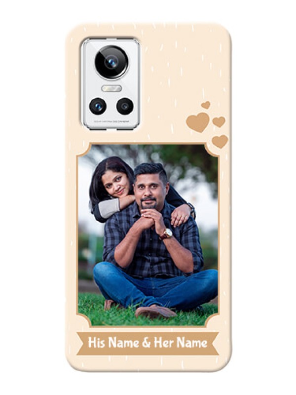 Custom Realme GT Neo 3 5G mobile phone cases with confetti love design 