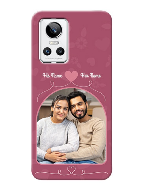 Custom Realme GT Neo 3 5G mobile phone covers: Love Floral Design