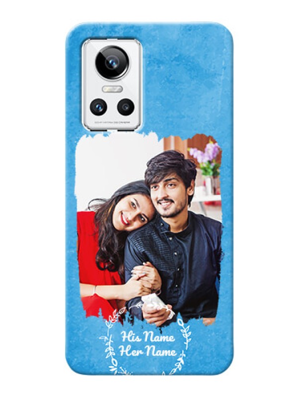 Custom Realme GT Neo 3 5G custom mobile cases: Blue Color Vintage Design