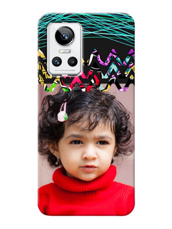 Custom Realme GT Neo 3 5G personalized phone covers: Neon Abstract Design