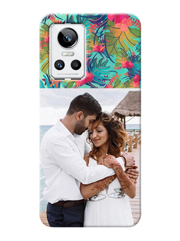 Custom Realme GT Neo 3 5G Personalized Phone Cases: Watercolor Floral Design