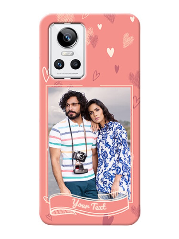 Custom Realme GT Neo 3 5G custom mobile phone cases: love doodle art Design