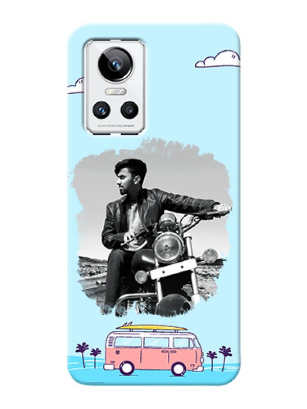 Custom Realme GT Neo 3 5G Mobile Covers Online: Travel & Adventure Design