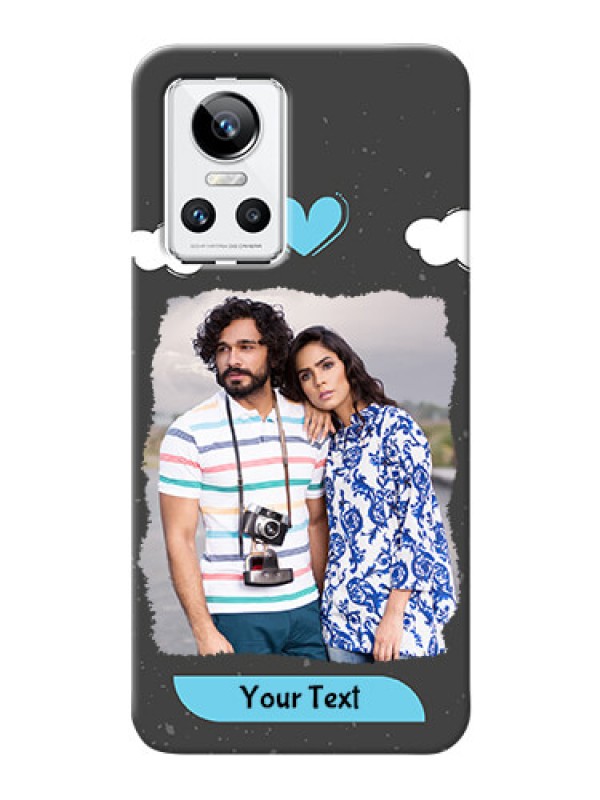 Custom Realme GT Neo 3 5G Mobile Back Covers: splashes with love doodles Design