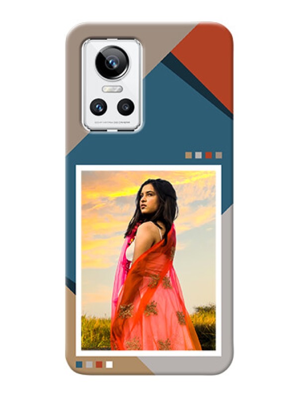 Custom Realme Gt Neo 3 Mobile Back Covers: Retro color pallet Design