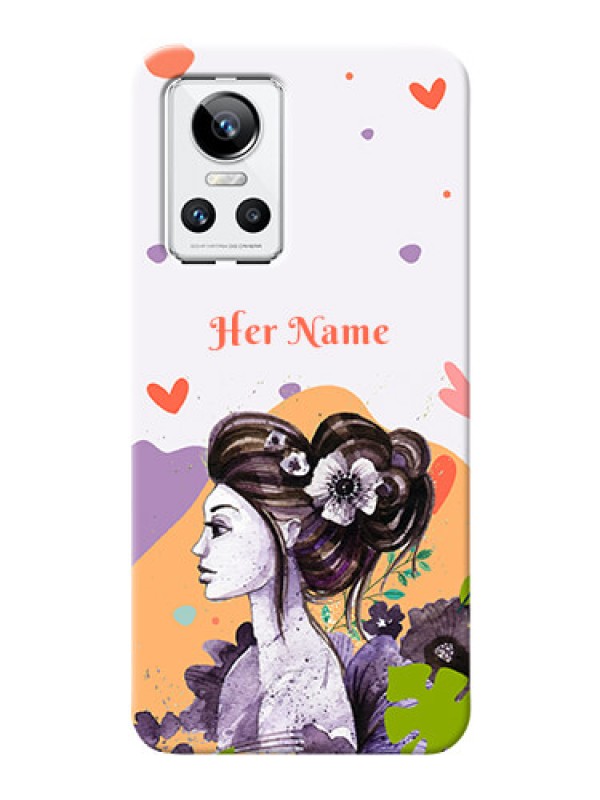 Custom Realme Gt Neo 3 Custom Mobile Case with Woman And Nature Design