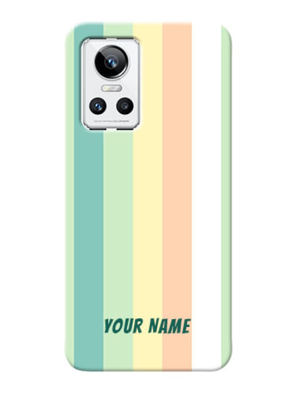 Custom Realme Gt Neo 3 Back Covers: Multi-colour Stripes Design