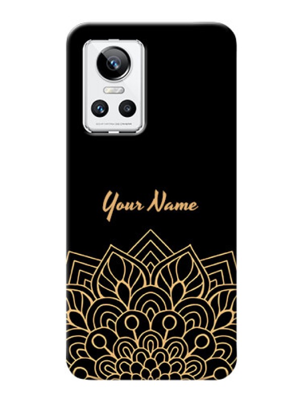 Custom Realme Gt Neo 3 Back Covers: Golden mandala Design