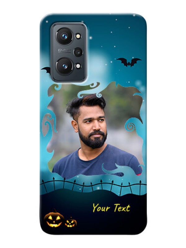 Custom Realme GT Neo 3T Personalised Phone Cases: Halloween frame design