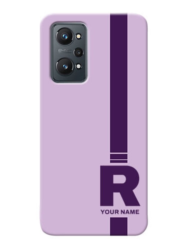 Custom Realme Gt Neo 3T Custom Phone Covers: Simple dual tone stripe with name Design