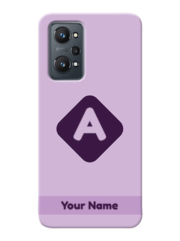 Custom Realme Gt Neo 3T Custom Mobile Case with Custom Letter in curved badge Design