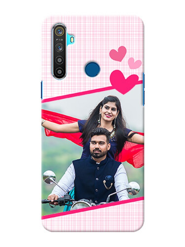 Custom Realme Narzo 10 Personalised Phone Cases: Love Shape Heart Design