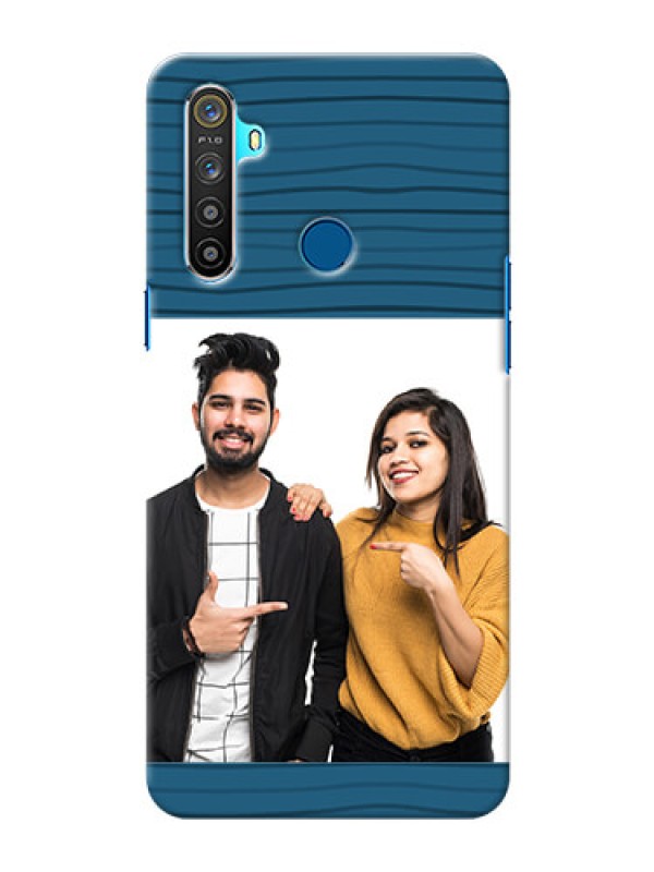 Custom Realme Narzo 10 Custom Phone Cases: Blue Pattern Cover Design