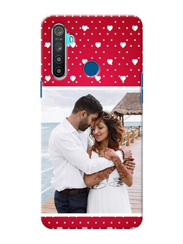 Custom Realme Narzo 10 custom back covers: Hearts Mobile Case Design