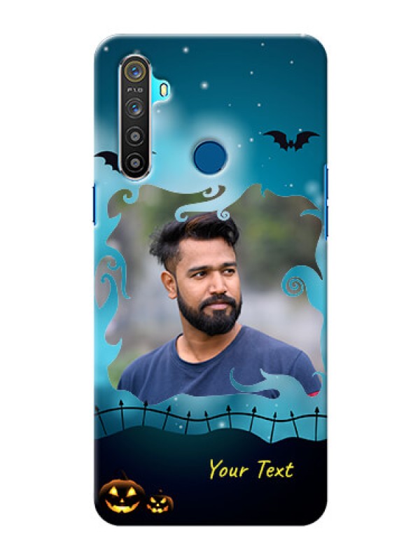 Custom Realme Narzo 10 Personalised Phone Cases: Halloween frame design
