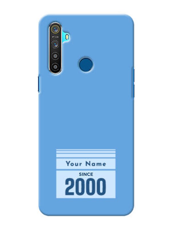 Custom Realme Narzo 10 Mobile Back Covers: Custom Year of birth Design