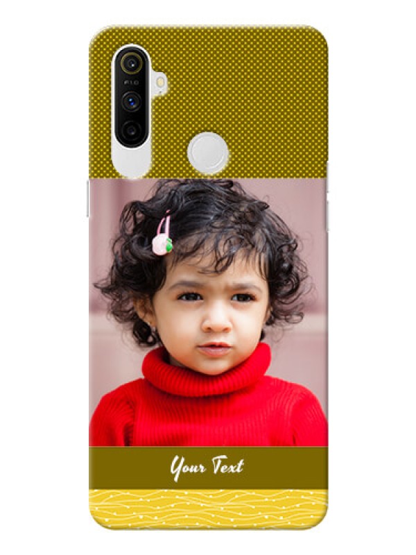 Custom Realme Narzo 10A custom mobile back covers: Simple Green Color Design