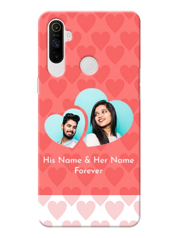 Custom Realme Narzo 10A personalized phone covers: Couple Pic Upload Design