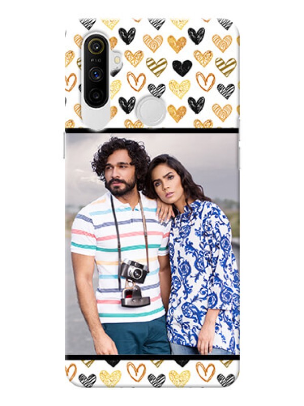 Custom Realme Narzo 10A Personalized Mobile Cases: Love Symbol Design