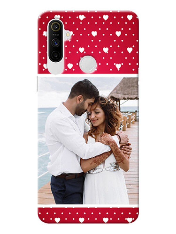 Custom Realme Narzo 10A custom back covers: Hearts Mobile Case Design