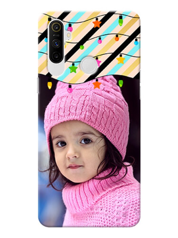 Custom Realme Narzo 10A Personalized Mobile Covers: Lights Hanging Design