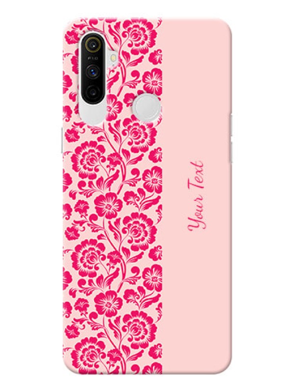 Custom Realme Narzo 10A Phone Back Covers: Attractive Floral Pattern Design