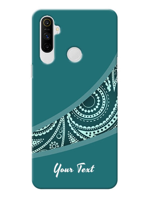 Custom Realme Narzo 10A Custom Phone Covers: semi visible floral Design