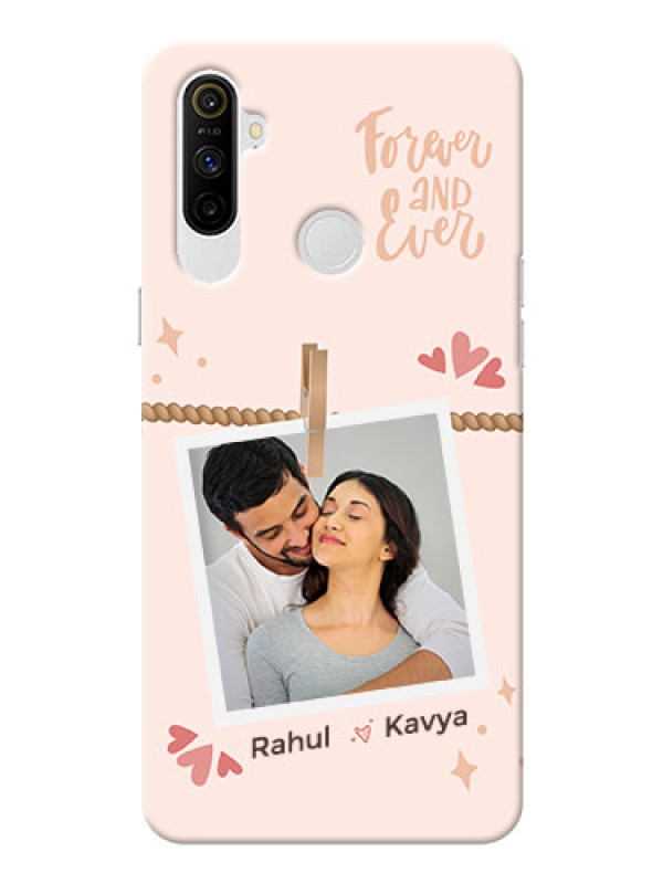 Custom Realme Narzo 10A Phone Back Covers: Forever and ever love Design