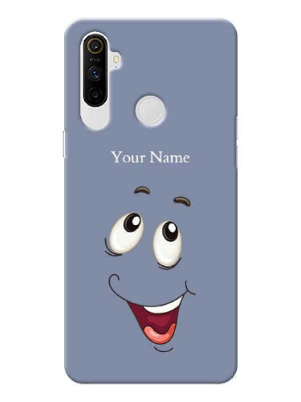 Custom Realme Narzo 10A Phone Back Covers: Laughing Cartoon Face Design
