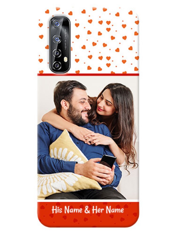 Custom Realme Narzo 20 Pro Phone Back Covers: Orange Love Symbol Design