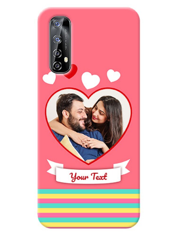 Custom Realme Narzo 20 Pro Personalised mobile covers: Love Doodle Design
