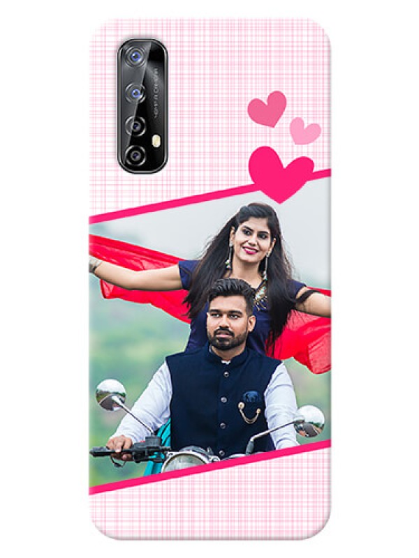 Custom Realme Narzo 20 Pro Personalised Phone Cases: Love Shape Heart Design
