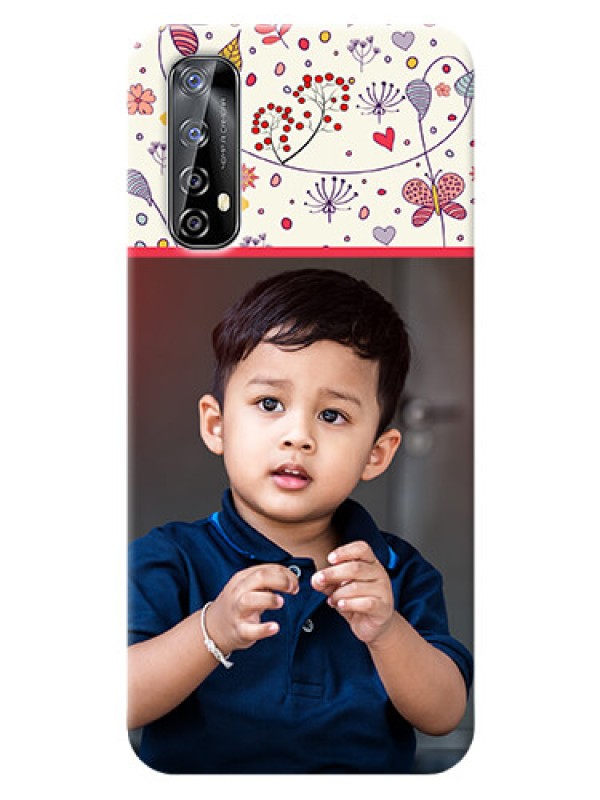 Custom Realme Narzo 20 Pro phone back covers: Premium Floral Design