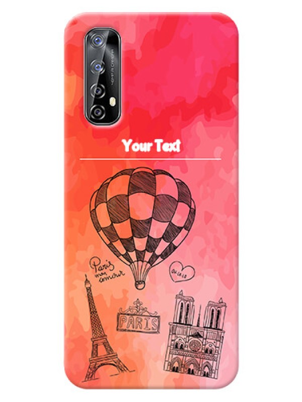 Custom Realme Narzo 20 Pro Personalized Mobile Covers: Paris Theme Design