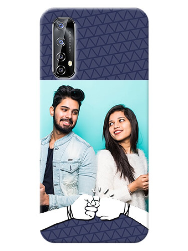 Custom Realme Narzo 20 Pro Mobile Covers Online with Best Friends Design  