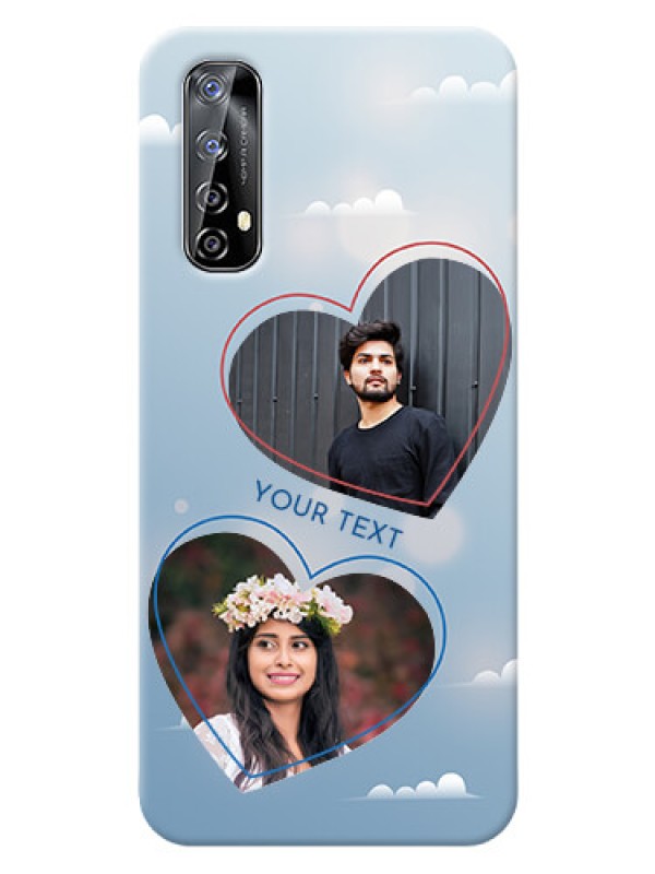 Custom Realme Narzo 20 Pro Phone Cases: Blue Color Couple Design 