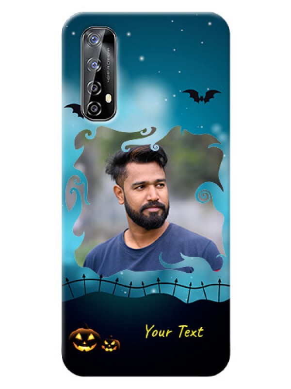 Custom Realme Narzo 20 Pro Personalised Phone Cases: Halloween frame design