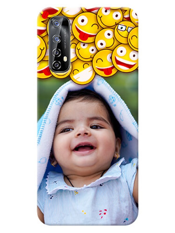 Custom Realme Narzo 20 Pro Custom Phone Cases with Smiley Emoji Design