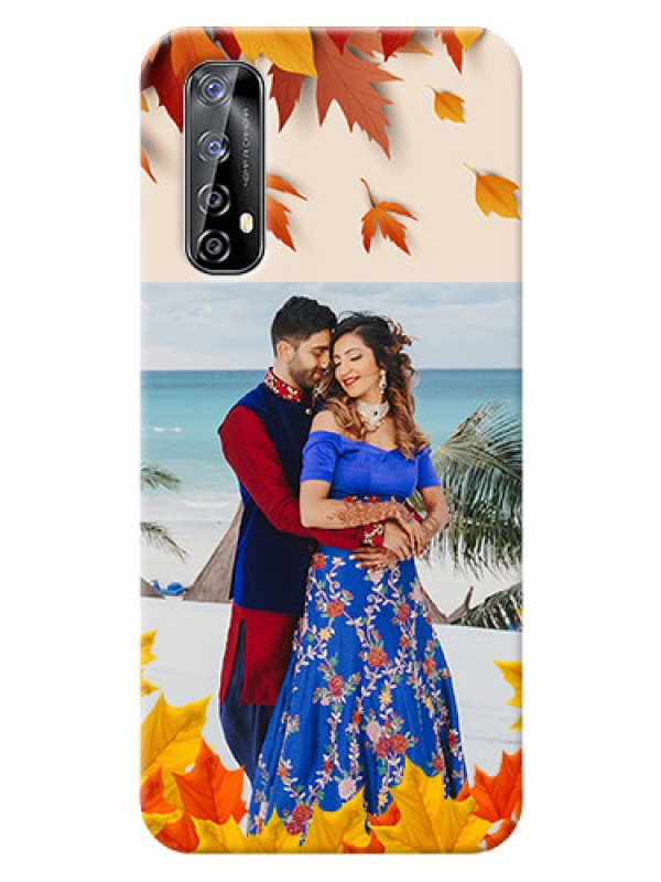 Custom Realme Narzo 20 Pro Mobile Phone Cases: Autumn Maple Leaves Design